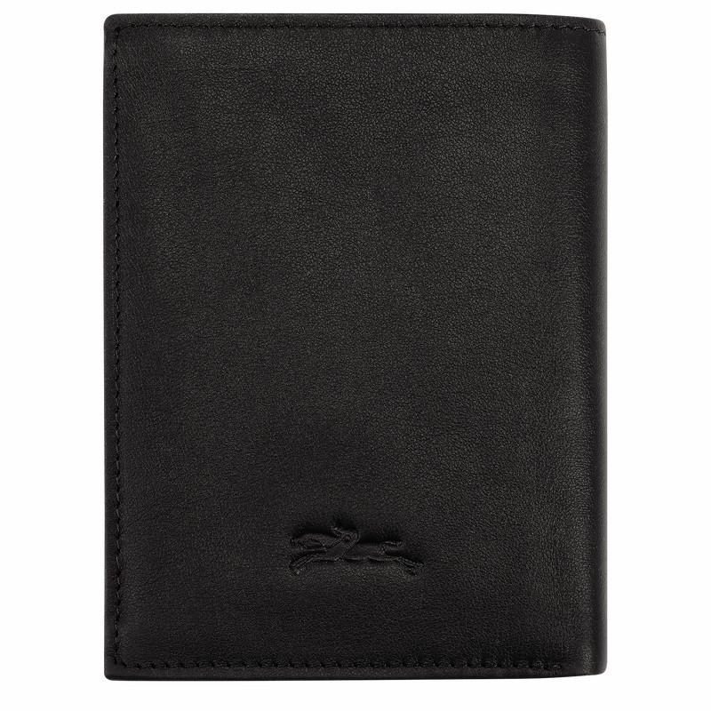 Longchamp sur Seine Wallet - Leather Black | CIHP69835