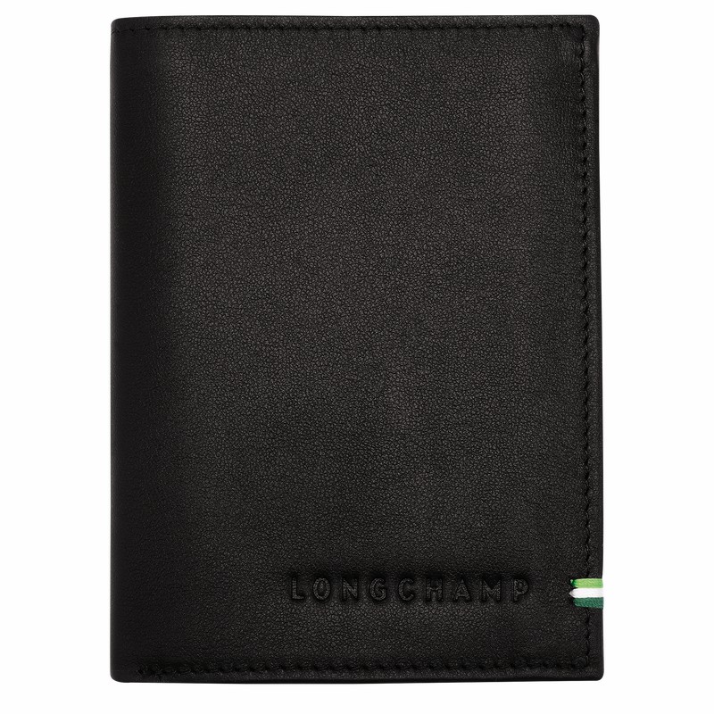 Longchamp sur Seine Wallet - Leather Black | CIHP69835